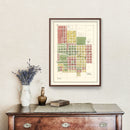 Vintage Map of Kahoka, Missouri 1896