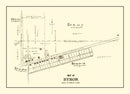 Vintage Map of Byron, Ohio 1896