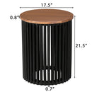 PATIO FURNITURE SETS : ACACIA SOLID WOOD COFFEE TABLE + ACACIA SOLID WOOD SIDE TABLE