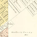 Vintage Map of Durand, Wisconsin 1896