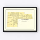 Vintage Map of New Richmond, Indiana 1898