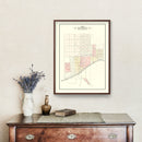 Vintage Map of Patoka, Indiana 1899