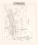 Vintage Map of Cumberland, Ohio 1902