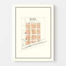 Vintage Map of Kramer, Nebraska 1903