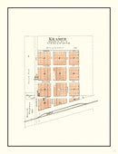 Vintage Map of Kramer, Nebraska 1903