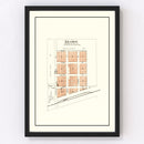 Vintage Map of Kramer, Nebraska 1903