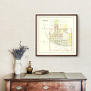 Vintage Map of Bennet, Nebraska 1903