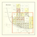 Vintage Map of Bennet, Nebraska 1903