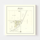 Vintage Map of Denton, Nebraska 1903