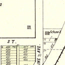 Vintage Map of Denton, Nebraska 1903