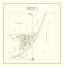 Vintage Map of Denton, Nebraska 1903