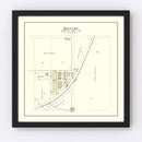 Vintage Map of Denton, Nebraska 1903