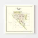 Vintage Map of Cheney, Nebraska 1903