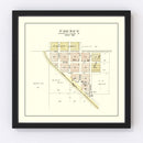 Vintage Map of Cheney, Nebraska 1903