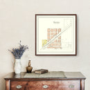 Vintage Map of Waverly, Nebraska 1903