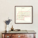 Vintage Map of Walker, Missouri 1903