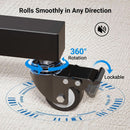 Rolling TV Stand Height Adjustable 32 To 83 Inch Screens