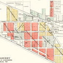 Vintage Map of Mulberry, Indiana 1903