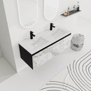 48" Floating Wall-Mounted Bathroom Vanity & Soft-Close Cabinet Door, KD-Package