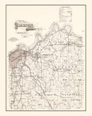 Vintage Map of Jackson County, Missouri 1904