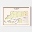 Vintage Map of Courtney, Missouri 1904