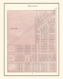 Vintage Map of Melrose, Ohio 1905