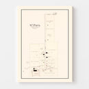 Vintage Map of Saint Paul, Missouri 1905