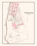 Vintage Map of Cottleville, Missouri 1905
