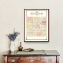 Vintage Map of Rawlins County, Kansas 1906