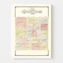 Vintage Map of Rawlins County, Kansas 1906