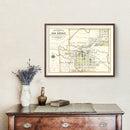 Vintage Map of Ida Grove, Iowa 1906