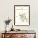 Vintage Map of Holstein, Iowa 1906