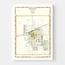 Vintage Map of Holstein, Iowa 1906