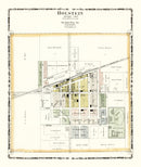 Vintage Map of Holstein, Iowa 1906