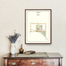 Vintage Map of Arthur, Iowa 1906