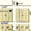 Vintage Map of Arthur, Iowa 1906
