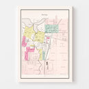 Vintage Map of Wautoma, Wisconsin 1906