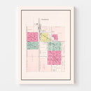 Vintage Map of Plainfield, Wisconsin 1906