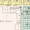 Vintage Map of Plainfield, Wisconsin 1906