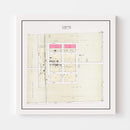 Vintage Map of Colon, Nebraska 1907