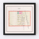 Vintage Map of Yutan, Nebraska 1907