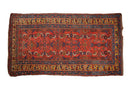 4x7.5 Antique Kurdish Bijar Rug