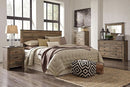 Rustic King Headboard with Charming Plank Details