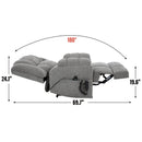 Dual Motor Heat Massage Infinite Position Up to 350 LBS Electric Power Lift Recliners with Power-Remote, Medium-firm and Heavy Duty, Light Grey