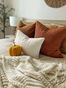 Vienna Faux Fur Lumbar Pillow Cover