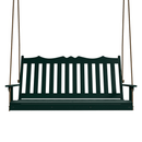 Keystone Amish Co. 6 Foot York Porch Swing, Dark Green