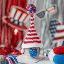 Patriotic Gnome Amigurumi Crochet Kit by Wizardi F07N8-M195
