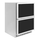 ZLINE 24" Touchstone 168 Can Outdoor-Rated Dual Refrigerator Drawer, Panel Ready Champagne Bronze, RDSPOZ-24-CB