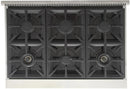 Kucht 36" Freestanding Professional Gas Range Liquid Propane KFX3600X/LP-S