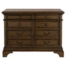 Hartshill 5-drawer Home Office File Cabinet Burnished Oak
